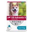 thumbnail image 1 of K9 Advantix II Flea and Tick Treatment for Medium Dogs (4 doses), 1 of 7
