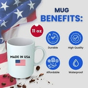 Mug - State Flag Ohio - USA | Coffee Tea Drinkware, Souvenir Gift, Collectible Keepsake, Home Office Use