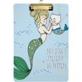 thumbnail image 1 of ZHANZZK Mermaid Mermaid Cat Clipboard Hardboard Wood Nursing Clip Board and Pull for Standard A4 Letter 13x9 inches, 1 of 8
