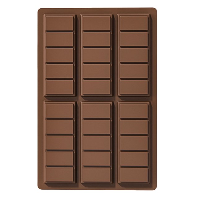 Molde para Galletas Chocolate Herramientas Antiadherentes Silicona Hornear en El Con 6 Orificios