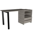 thumbnail image 4 of Gray Computer Desk with Two Drawers | Office Use with Rectangular Shape | Delivers Easy Access and Storage Space, 4 of 4