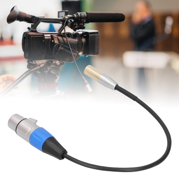 Audio Cord, OFC Audio Cable Mini Strong Double Layer Shielding Stretch Resistant for Cameras 30cm,1Meter,2Meter,3Meter