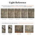 thumbnail image 2 of Alfombra Area PureCozy, vintage, marrón, lavable, 240 x 300 cm, 2 of 9