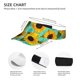 thumbnail image 3 of Fotbe Sunflowers With Green Leaves Visera Deportiva con Diseño, Gorra Abierta Ajustable de Algodón para Mujer y Hombre, 3 of 7