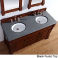 thumbnail image 5 of James Martin Brookfield 60" Double Cabinet In Warm Cherry - (Absolute Black Polished Stone Top), 5 of 5