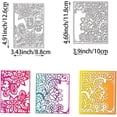 thumbnail image 2 of 2Pcs Greeting Card Lace Border Cutting Dies Stencils Flower Leaf Die Cuts DIY Craft Embossing Template for Card Making Photo Decorative Paper Scrapbooking 0.8mm Thick, 2 of 9