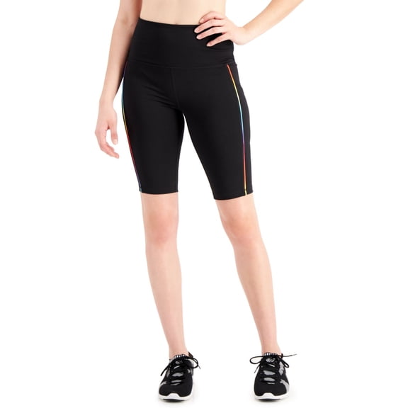 ID Ideology Womens Pride 10 Bike Shorts Deep Black S