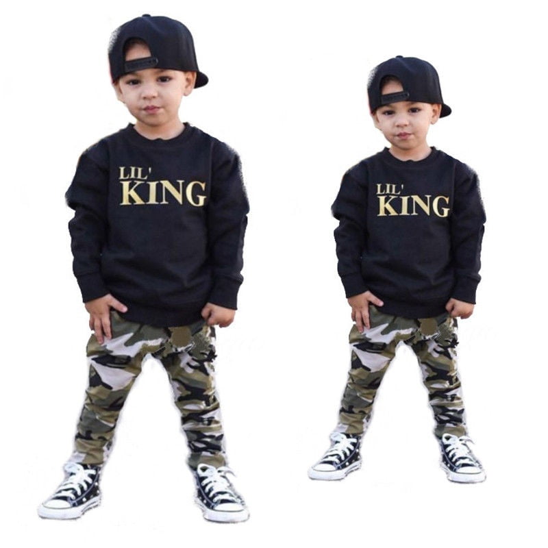 2pcs baby boys clothes cotton hoodied top+pants baby boys Outfits gentleman