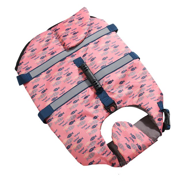 Chaleco de Flotación para Cachorros Cómodo Chaleco Salvavidas para Perros Arnés para Mascotas Colores Brillantes Chaleco Salvavidas para Perros con Cintura Ajustable Fácil de ANGGREK Otros