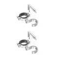thumbnail image 1 of Sonducket Gancho para manillar de motocicleta o bicicleta, gancho Universal de 18mm-40mm, barra transversal de Metal, accesorios para manillar de Blanco 2piezas, 1 of 6