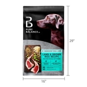 Pure Balance Lamb and Brown Rice Recipe Dry Dog Food, 30 lb