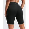 thumbnail image 2 of CRZ YOGA Butterluxe Womens Biker Shorts Pockets 8" High Waisted Workout Yoga Buttery Soft, 2 of 5