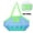 Blue, variant on Large Capacity Beach Bag Durable Mesh Storage Backpack for Sand Toys, Swim Gear, Pool Accessories, Outdoor Activities, Reusable and Washable
