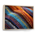 thumbnail image 2 of Designart "Tribes Samburu African Beadwork I" African Tribes Floater Framed Canvas Print, 2 of 7