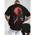 thumbnail image 1 of T-shirt Homme Samouraï Guerrier Japonais Samouraï & Adapté pour Ou Design Samouraï, 1 of 5