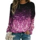 thumbnail image 4 of Gibobby Tops Mujeres Casual Sudadera de mujer Pullover Casual Long Manga Blouse Top Suatshirt Casual Blouse Pullover (Rosa, S), 4 of 5