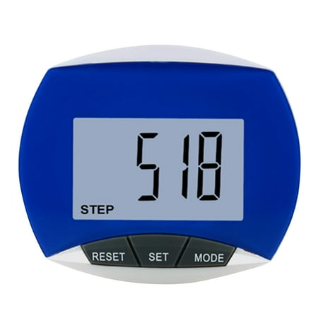 

NUOLUX Multifunctional Pedometer Portable Running Pedometer Fitness Information Tool Sports Supplies Accessories for Man Woman (Blue)