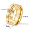 thumbnail image 3 of ringheart Matching Rings His and Her Rings Couple Rings AAA CZ Wedding Ring Sets for Him and Her Men and Women Ring, 3 of 7