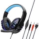 thumbnail image 1 of SY733MV Auriculares para juegos de computadora con cable Auriculares para juegos sobre la oreja con micrófono, 1 of 8