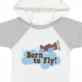 thumbnail image 4 of Inktastic Airplane Future Pilot Born to Fly Boys Baby Bodysuit, 4 of 5