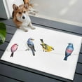 thumbnail image 3 of Watercolor Birds Entryway Rug 2'x3'&nbsp; Non Slip Front Door Mats, Spring Animal Rustic Entrance Rugs Indoor Outdoor Carpet, Washable Floor Mats Small Area Rug for Bedroom Kitchen, 3 of 8