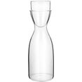thumbnail image 1 of Multi-Purpose Mouthwasher Dispenser, Heat Resistance And Decorative Design Water Carafe With Wide Mouth, 34 Oz Clear Glass Carafe Set For Nightstand Use And Reusable, 1 of 6