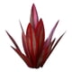 thumbnail image 1 of FLhrweasw Estatua Planta Arte Patio Hierro Decoraciones Jardín Agave Estacas para Del (rojo 27CM), 1 of 7