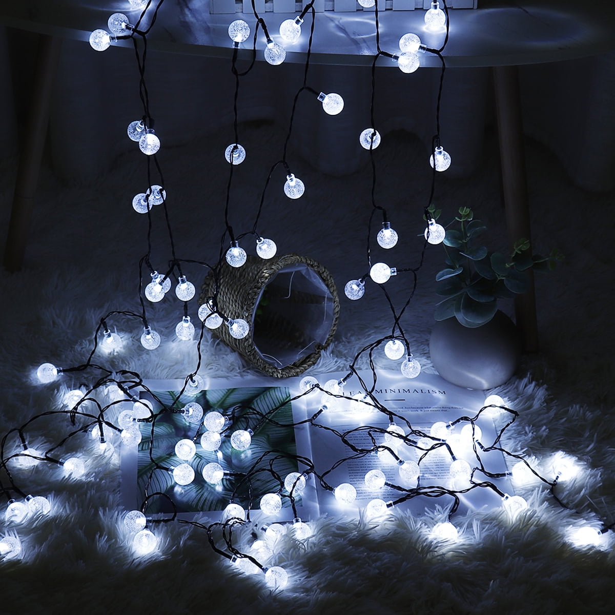 Details about   Solar Powered 60 LED String Light Home Garden Waterproof Lamp Outdoor Decor Set 