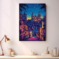 thumbnail image 2 of Mumbai Travel Starry Night Canvas Print, India Canvas Wall art, Mumbai Map Canvas, India Travel Art Picture Print -96AZ916, 2 of 2