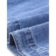 thumbnail image 5 of Chaqueta de mezclilla larga INSPIRE CHIC para mujer, de manga larga y oversize, con bolsillos, color azul claro M, 5 of 5