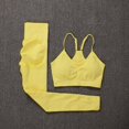 thumbnail image 1 of Conjuntos de gimnasio sin costuras, trajes deportivos para Fitness, ropa de mujer, mallas de botín de cintura alta, sujetador deportivo, ropa atlética para correr, conjunto de Yoga Tan Jianjun  unisex, 1 of 2