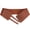Brown, variant on Women Retro Double Buckle Faux Leather Stretch Belt Dress Coat Waistband