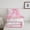 Pink A, variant on Castle Fairy Monogram B Full Comforter Set (3pc): Gradient Glitter Print, Dreamy Princess