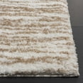 thumbnail image 4 of SAFAVIEH Tahoe Leann Distressed Shag Area Rug, Ivory/Gold, 4' x 6', 4 of 8