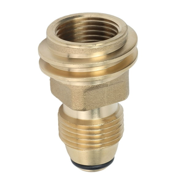 Rdeghly Gas Cylinder Adapter,G1/2 Female Thread Propane Tank Adapter Brass Airtight Connection Gas Furnace Conversion Connector,Gas Cylinder Conversion Connector