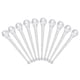 thumbnail image 1 of 2x 10 Piezas de plastica Gota de Lluvia Colgante Piezas de La Lámpara Colgantes Carámbanos Decoración Yuyangstore colgante de cristal de araña, 1 of 8