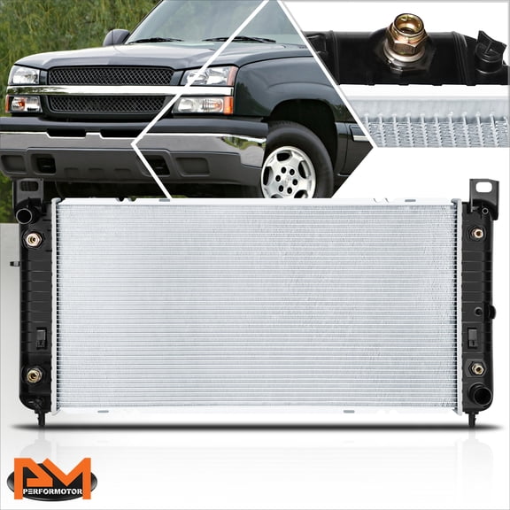 PM PERFORMOTOR 34" W Core OE Style Aluminum Radiator for 99-13 Silverado/Sierra AT DPI-2370