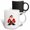 Multicolor, variant on 3drose, Mid-century Modern Kitschy Santa Claus, 11oz Mug