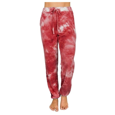 

PEASKJP Pajama Pants For Women Women s High Waist Slim Fit Jogger Cargo Camo Pants for Women with Matching Belt Red