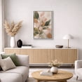 thumbnail image 5 of Framed Canvas Wall Art Soft Abstract Botanical Leaves Print for Living Room Decoration - 24"x36" WHITE, 5 of 8