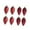 Red B, variant on 8 Pieces Cone Ornaments Decorations Hanging Christmas Themed Ornament Xmas Tree Pendant Christmas Decoration for Bedroom Red A