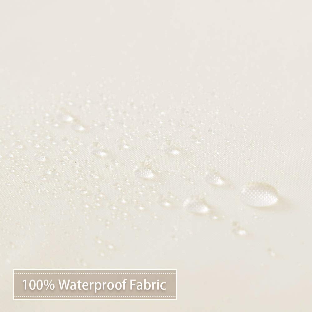 DSstyles Hotel Quality 100% Waterproof Fabric Shower Curtain Liner with Magnets for Bathroom