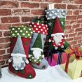 thumbnail image 6 of Christmas Stockings 18" with 3D Gnome Xmas Stockings for Christmas Tree Fireplace Hanging and Party Decor, 6 of 8