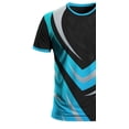thumbnail image 3 of Sports and Leisure Football Uniform 3D Patterned Printed Short Sleeved Personalized and Fashionable Round Neck T-shirt, 3 of 6