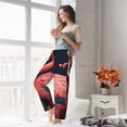 thumbnail image 5 of Salouo Colorful Floral Flamingo Print Women's Pajama Pants Casual Loose Sweatpants PJs Flowy Pants Drawstring Palazzo for Women Wide Leg Pants Lounge Pajama -X-Large, 5 of 8