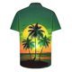 thumbnail image 4 of Camisas de Manga Larga para Hombres Moda Casual Floral Estampado Hawaiano Solapa Botón Superior, Ligero para Primavera Verano, 4 of 8
