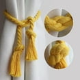 thumbnail image 5 of 4PCS Rope Curtain Tiebacks, Natural Cotton Woven Curtain Holdback, Curtain Decorative Holdbacks for Village Rural Boho Style Drapery Tieback, 5 of 6