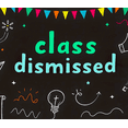 thumbnail image 4 of Chalkboard Style Class Dismissed Banner Party Decorations Background Backdrop for School Events Graduation Parties Photo Props Classroom Celebrations, 4 of 7