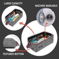 thumbnail image 3 of ZIPIT: Lenny Pencil Case - Grey & Doodles - Large Storage Capacity Zipper Pouch, Makeup-Stationery Bag, School, Washable Polyester, Kids-Teens-Adults, 3 of 10
