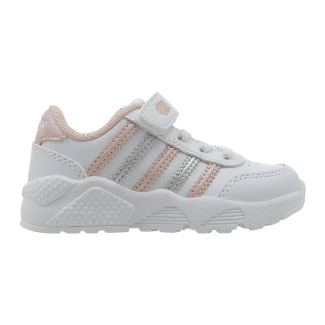 Tenis K-Swiss Denisson Inf color Blanco y Rosa
